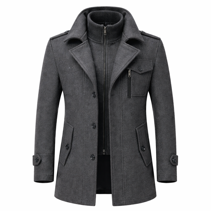 Urban Elite Overcoat ║ Premium Wool Coat with a Timeless Cut