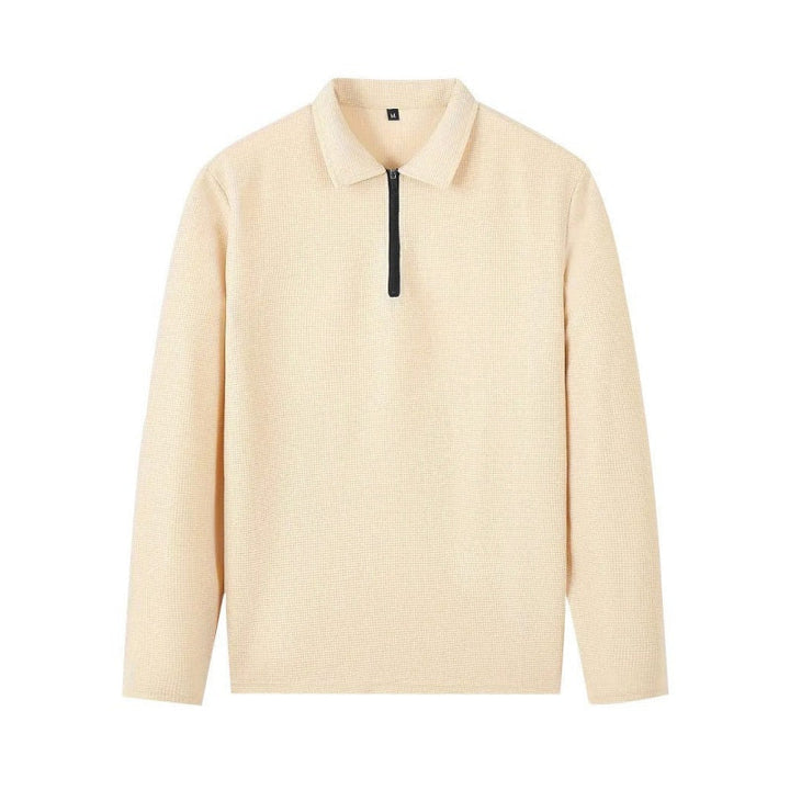 🏃👖Herren-Set aus Sweatshirt mit Waffelstrick und Hose mit geradem Bein